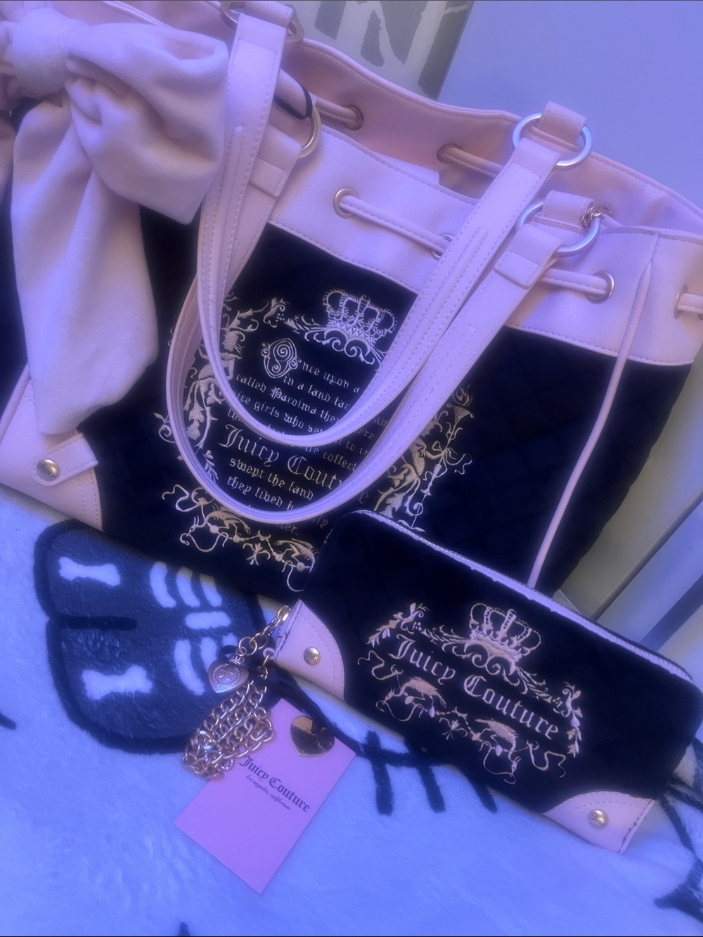 Juicy Couture fairy tale daydreamer and matching wallet ✨